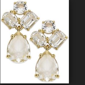 Kate Spade New York Earrings Gold Cluster Drop